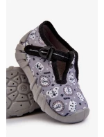 Pohodlné detské papuče BEFADO sivé Pohodlné detské papuče BEFADO sivé