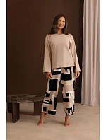 Pyžamo Regina 4021 s dlhými rukávmi, veľkosti M–2XL, Z26 Pyžamo Regina 4021 s dlhými rukávmi, veľkosti M–2XL, Z26