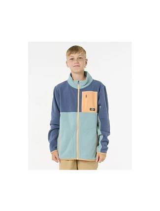 Mikina RIP CURL Raw Energy Block Fleece – chlapčenská, modrá Mikina RIP CURL Raw Energy Block Fleece – chlapčenská, modrá