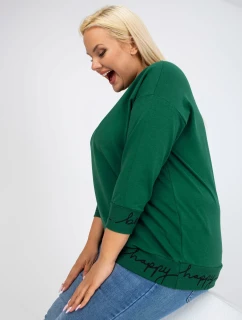 Mikina RV BL 5978.06P čierna a zelená