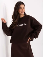 RV BL mikina A1036.22 tmavohnedá