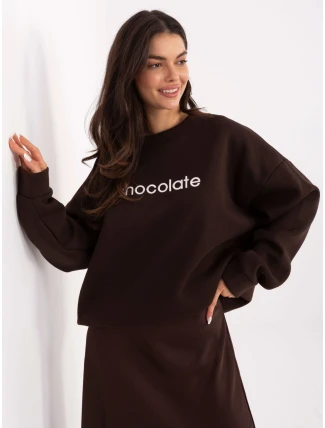 RV BL mikina A1036.22 tmavohnedá