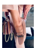 Dámske topánky / Mokasíny Béžovo-telová - QueenTina Dámske topánky / Mokasíny Béžovo-telová - QueenTina