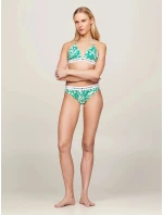 Dámske plavky UW0UW05366 0IE Green with Pattern - Tommy Hilfiger