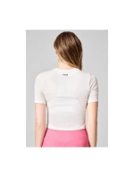 CASALL Delight Short Wrap Tee white