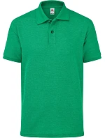 Fruit of the Loom Kids 65/35 Polo Detské piqué polo 16.3417 retro heather green