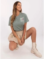 Tričko D12022AC02645G pistáciové