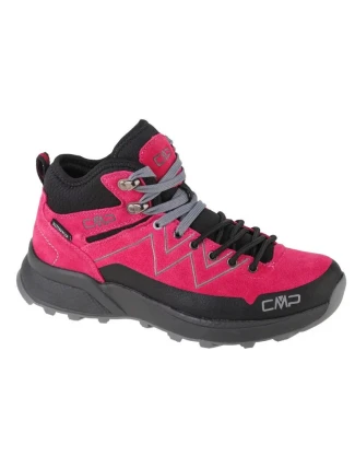 Dámske turistické topánok Kaleepso Mid W 31Q4916-H921 Tmavo ružová s čiernou - CMP Dámske turistické topánok Kaleepso Mid W 31Q4916-H921 Tmavo ružová s čiernou - CMP