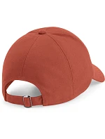 Beechfield B 54N 6-panelová čiapka z organickej bavlny 53.0054 terakota