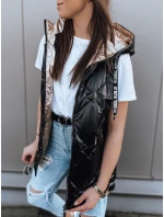 Dámska prešívaná vesta PAVON black FashionStreet TY2592