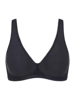 Dámska podprsenka Basic+ Soft Bra - BLACK - black 0004 - SLOGGI
