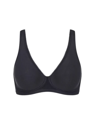 Dámska podprsenka Basic+ Soft Bra - BLACK - black 0004 - SLOGGI Dámska podprsenka Basic+ Soft Bra - BLACK - black 0004 - SLOGGI