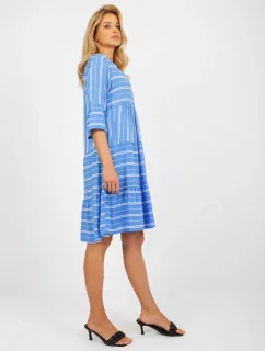 Dámske šaty D73771M30214F modré - FPrice