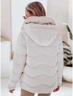 WARMMISS dámska prešívaná zimná bunda s kapucňou biela FashionStreet TY4922 WARMMISS dámska prešívaná zimná bunda s kapucňou biela FashionStreet TY4922