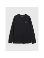 Pánske tričko s nadrozmernou potlačou a dlhým rukávom 4F 4FWSS25TLONM390-20S pánske