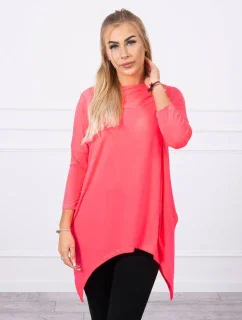 Mikina s potlačou kolesa ružová neónová