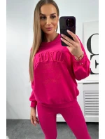 Kalifornská bavlnená súprava fuchsiová