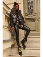 Śniegowce Damskie Na Grubej Podeszwie Wegańskie D.Franklin DFSH371007 Czarne