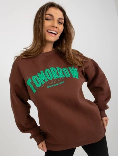 Mikina EM BL 617 7.27 tmavo hnedá