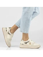 Dámske béžové kožené čižmy Filippo DP7769