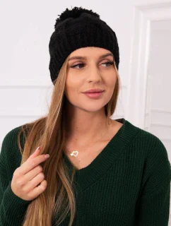 Fleecová čiapka Stefania K278 čierna