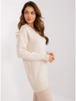 Jumper BA SW 0577.32X svetlo béžová
