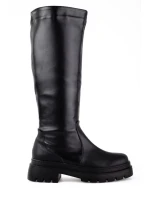 Dámske čižmy na plochom vysokom podpätku HXZ22-52B - T.Sokolski Dámske čižmy na plochom vysokom podpätku HXZ22-52B - T.Sokolski