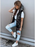 Dámska prešívaná vesta PAVON black FashionStreet TY2592