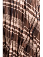 Dámska sukňa 14426 hnedá kocka - BSL