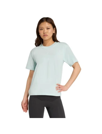 Dámske bavlnené tričko adidas Essentials Small Logo light blue JY4965 Dámske bavlnené tričko adidas Essentials Small Logo light blue JY4965