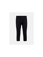 Teplé nohavice PEAK PERFORMANCE Magic 3/4 Long Johns Wool-blend Baselayer pre mužov, čierne Teplé nohavice PEAK PERFORMANCE Magic 3/4 Long Johns Wool-blend Baselayer pre mužov, čierne