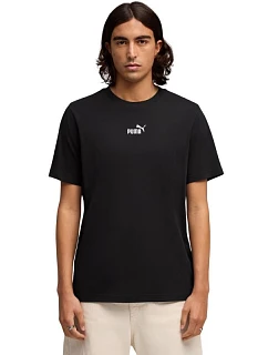 Pánske tričko Puma ESS Small No.1 s logom uprostred, čierne 692912 01