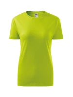 Klasické nové tričko dámske limetkové