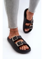 Lekkie Klapki Damskie ZAXY LL285088 Czarne