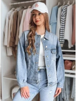 Dámska prechodná oversize katana bunda NOVAJIN modrá FashionStreet TY4837 Dámska prechodná oversize katana bunda NOVAJIN modrá FashionStreet TY4837
