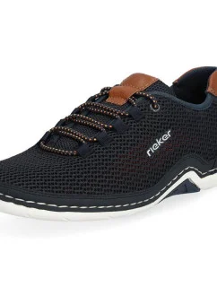 Pohodlné poltopánky Rieker M RKR666 navy blue