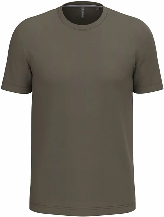 Kariban K 356 Pánske tričko 20.K356 tmavá khaki