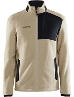 Craft Corporate ADV Pile Fleece Jacket M Pánska fleecová bunda Sherpa 81.2220 ecru/čierna Craft Corporate ADV Pile Fleece Jacket M Pánska fleecová bunda Sherpa 81.2220 ecru/čierna
