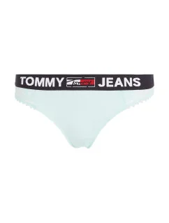 Dámske džínsové čipkované nohavičky UW0UW03539-C94 - Tommy Hilfiger