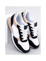 Dámska športová obuv BB2216 White-Black-Beige - Inello
