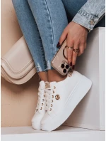 Dámske tenisky na platforme RIFII beige FashionStreet ZY0688