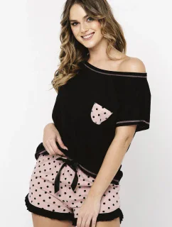 Talianska móda Buscato c.r. c.r. farba:čierna/tlač