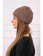 Dámska čiapka Rebeka K345 mocca