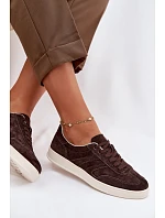 Velúrové tenisky Vinceza 95400 Chocolate Velúrové tenisky Vinceza 95400 Chocolate