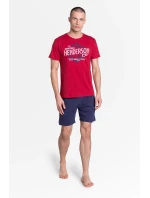 Pyžamo Lars 38869-33X Červená a tmavo modrá - Henderson