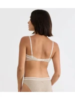 Dámske nohavičky GO Ribbed R Bralette - GRAY - St. béžová M013 - SLOGGI