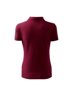 Dámske polo tričko Pique (granátová)