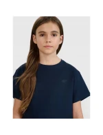 Dievčenské jednofarebné tričko 4F 4FJWMM00TTSHF2332-31S