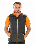 Result R 239X Thermo prešívaná vesta 30.239X čierna/oranžová