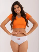 BR MT 11444 3 biele a červené spodky